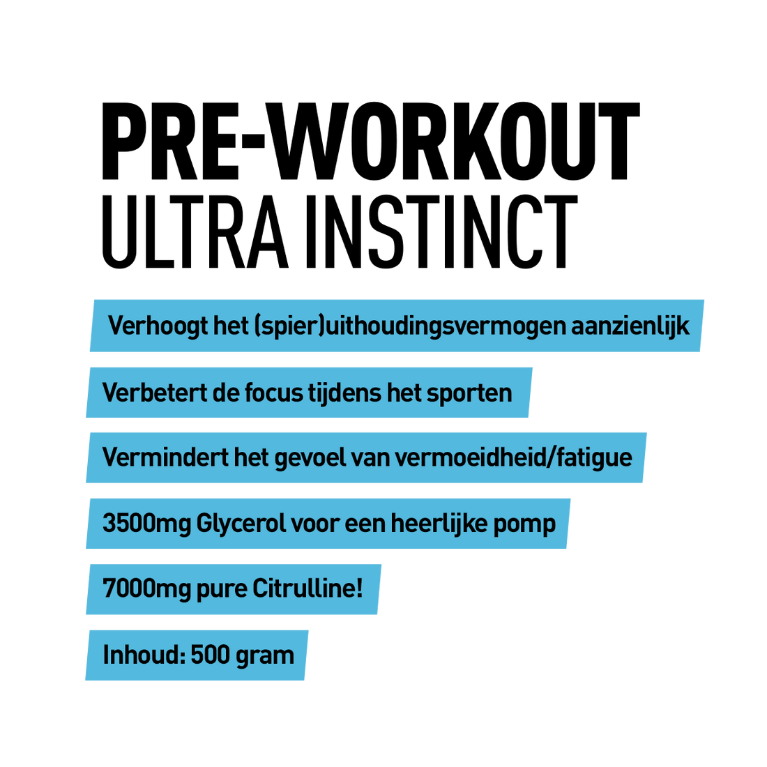 ULTRA INSTINCT EXTREME PRE - WORKOUT - Kosso Nutrition | Kwaliteit = prioriteit