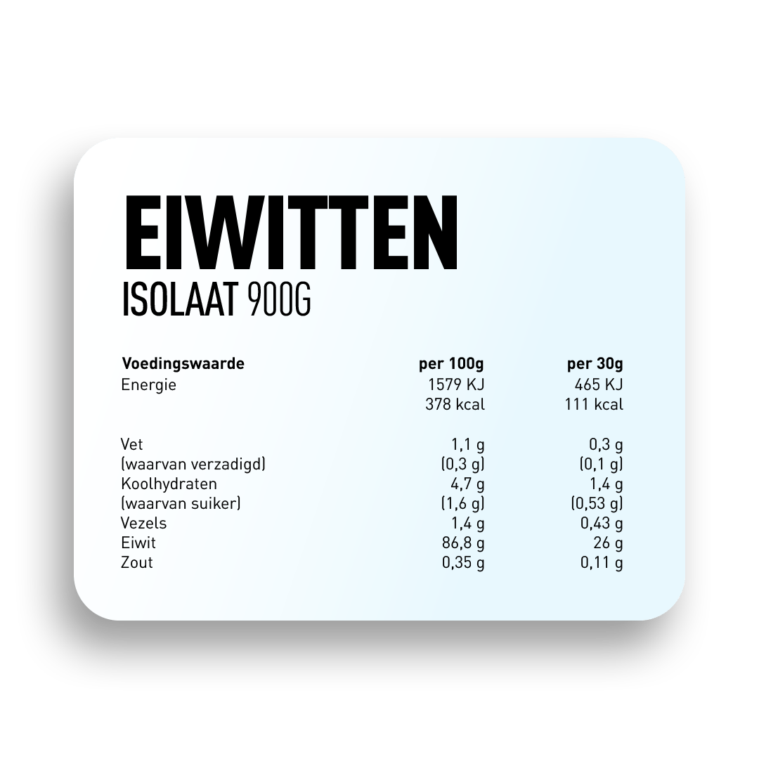 Whey Isolaat (King Of Protein) - Kosso Nutrition