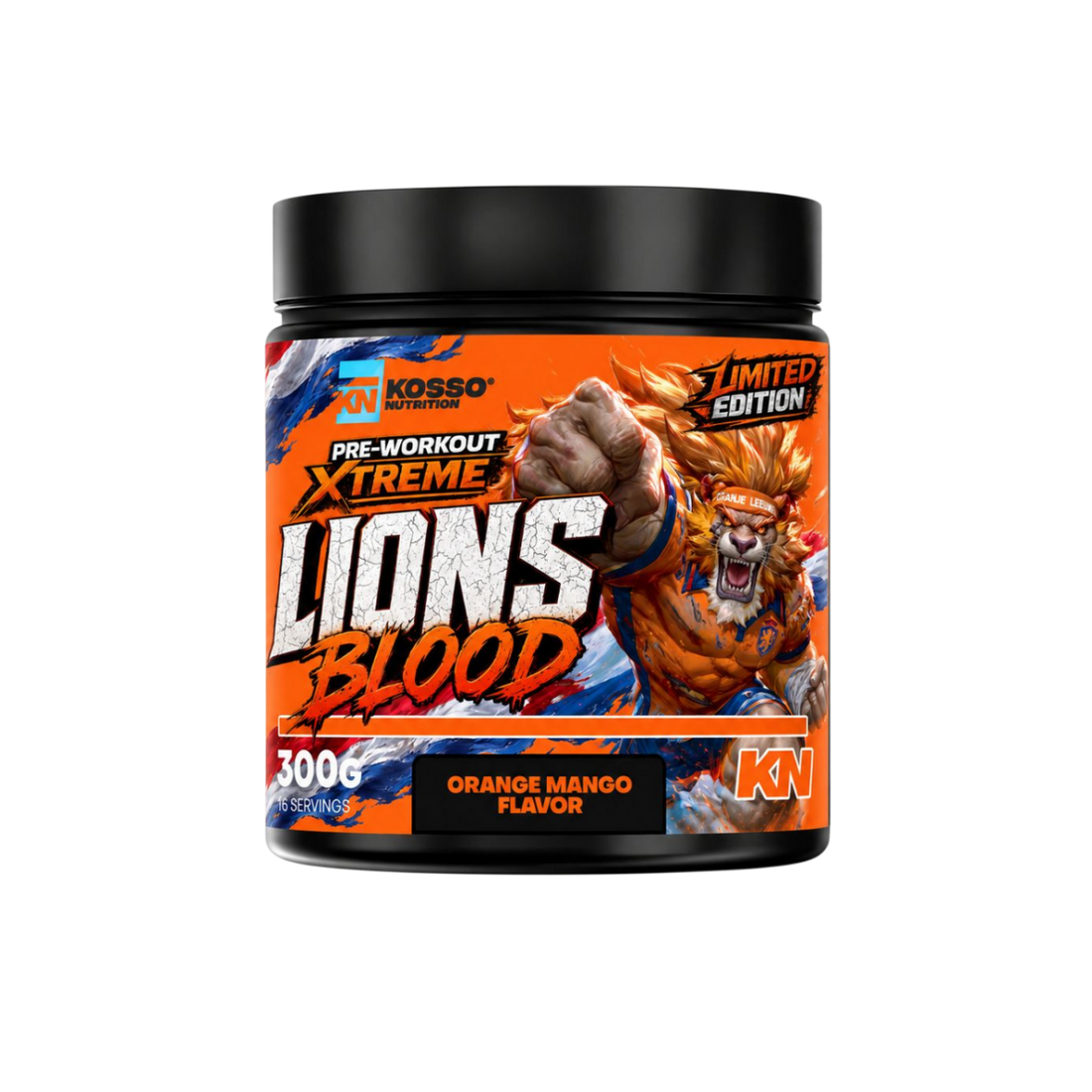 LION’S BLOOD EXTREME PRE-WORKOUT - Kosso Nutrition | Kwaliteit = prioriteit