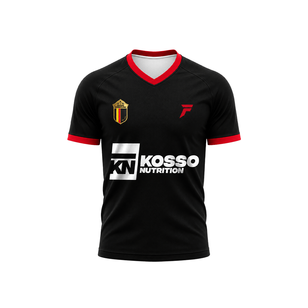 Belgium WK Shirt Zwart - Kosso Nutrition | Kwaliteit = prioriteit
