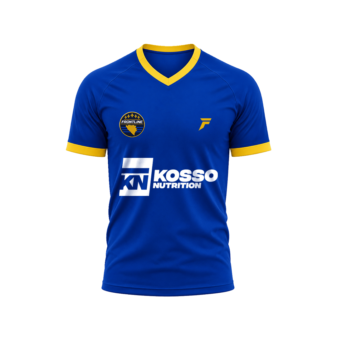 Bosnie WK Shirt Blauw - Kosso Nutrition | Kwaliteit = prioriteit