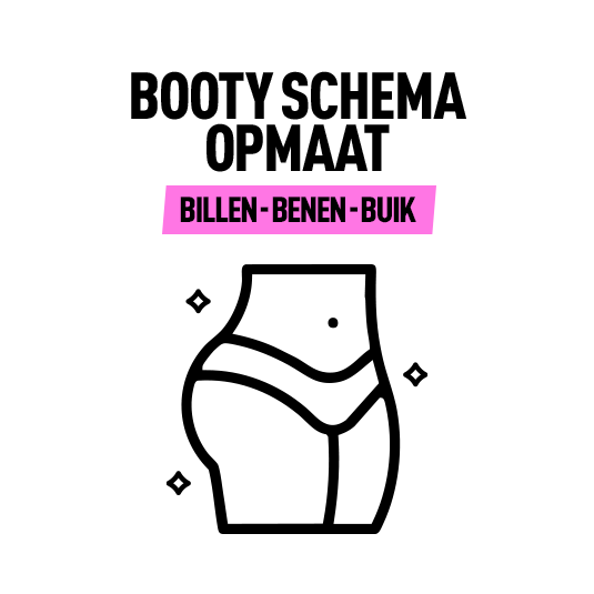 Booty schema (BBB) billen, benen buik - Kosso Nutrition
