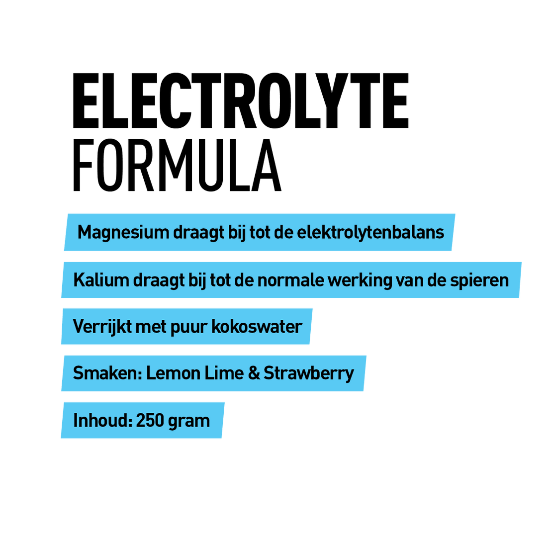 ELECTROLYTE (ORS Poeder) - Kosso Nutrition | Kwaliteit = prioriteit