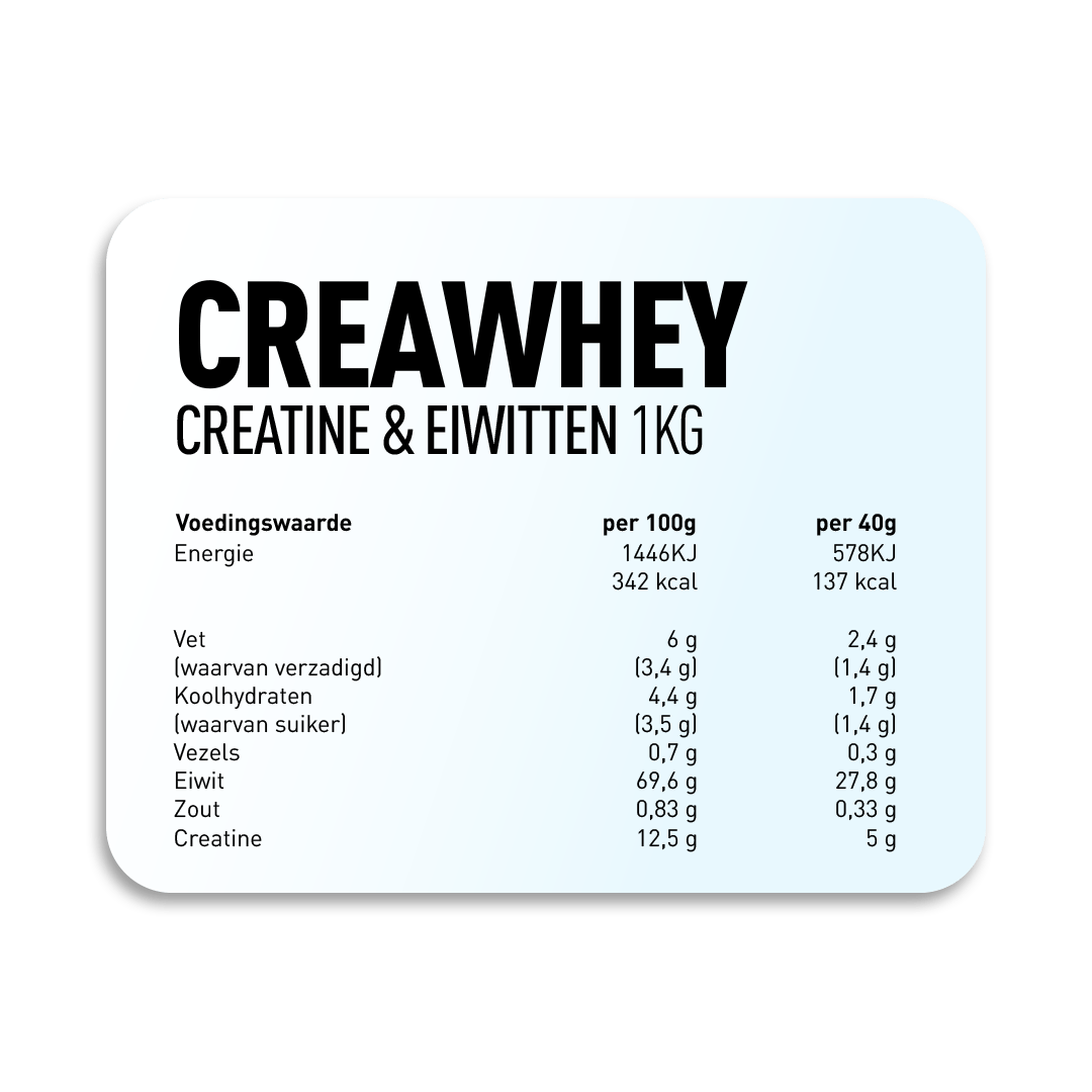 CreaWhey (Creatine Eiwit mix) - Kosso Nutrition