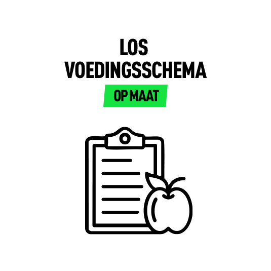 Los voedingsschema op maat - Kosso Nutrition