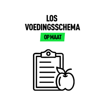 Los voedingsschema op maat - Kosso Nutrition