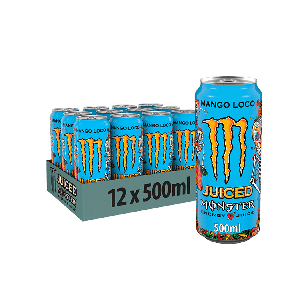 Monster Energy Juiced Mango Loco 500ml - Kosso Nutrition