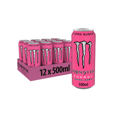 Monster Energy Ultra Rosa 500ml - Kosso Nutrition | Kwaliteit = prioriteit