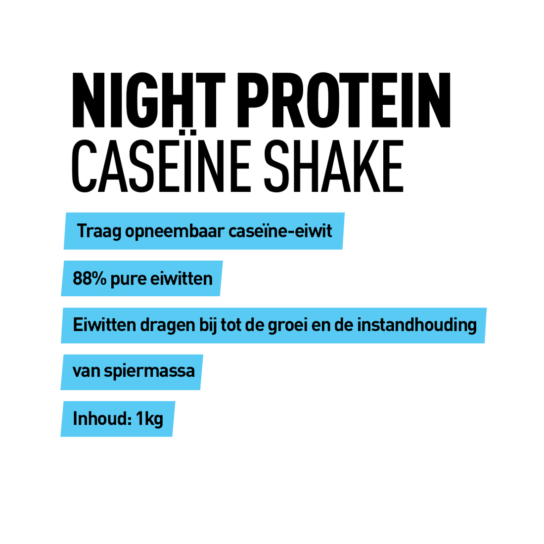 Night Protein - Kosso Nutrition | Kwaliteit = prioriteit