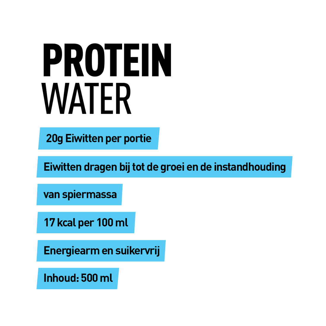 Protein Water - Kosso Nutrition | Kwaliteit = prioriteit