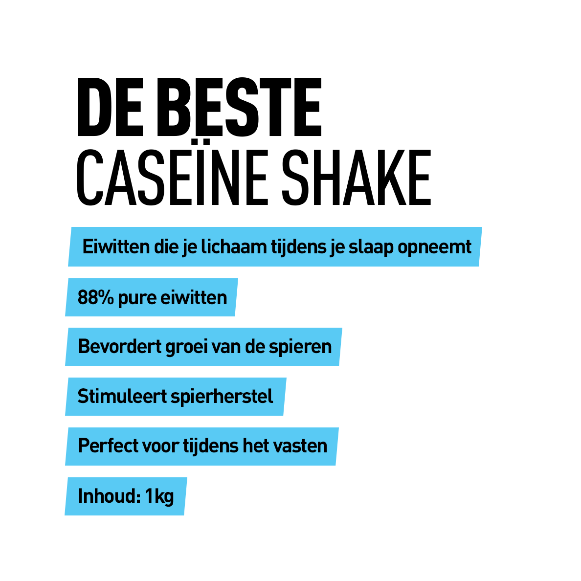 Slapend Groeien (Caseïne Eiwit) - Kosso Nutrition