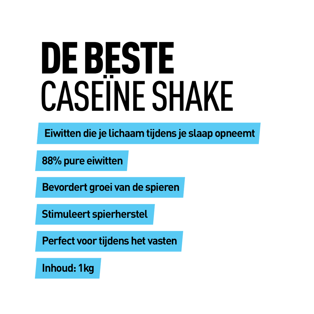 Slapend Groeien (Caseïne Eiwit) - Kosso Nutrition