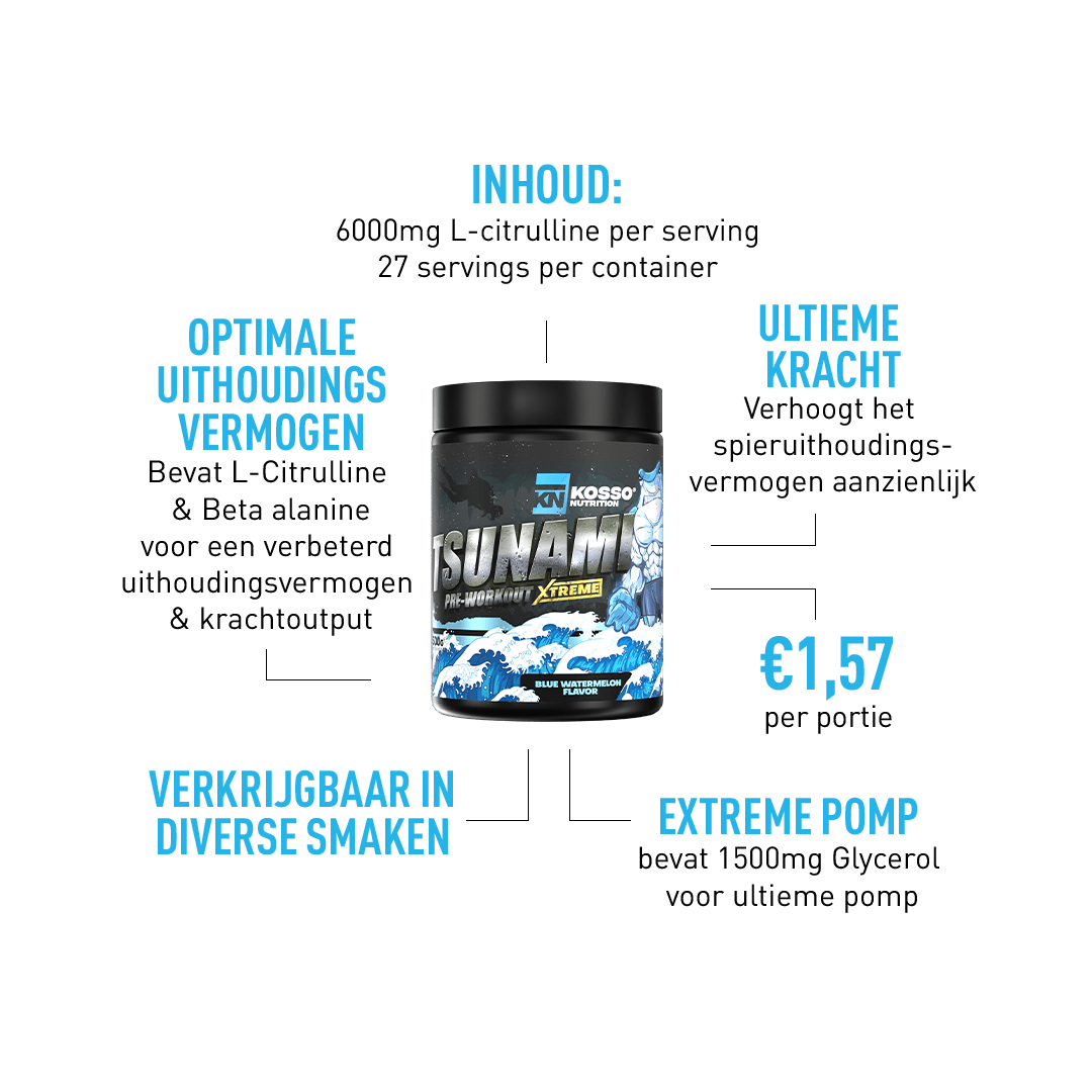 TSUNAMI EXTREME PRE - WORKOUT - Kosso Nutrition
