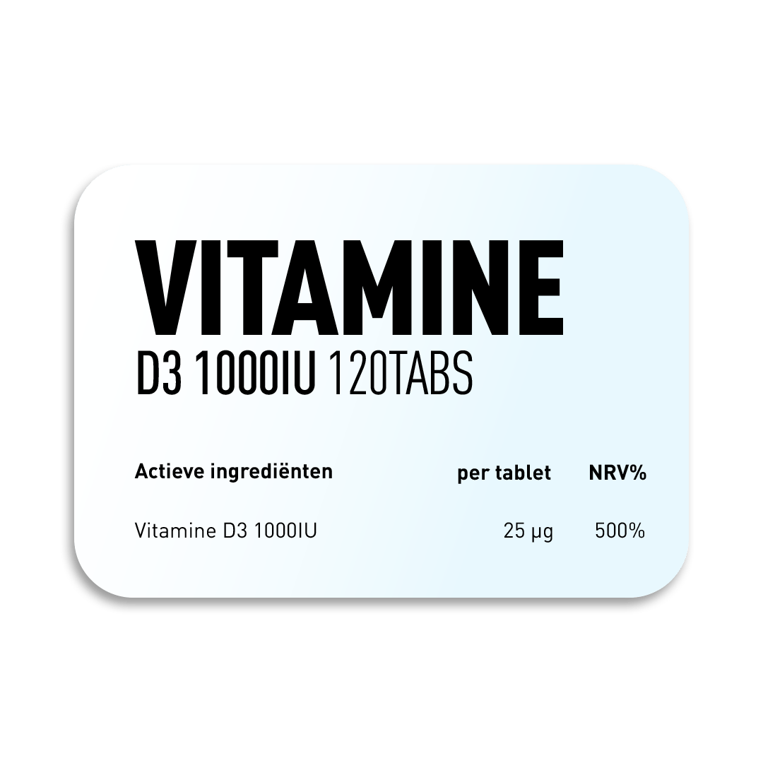 Vitamine D3 1000 IU - Kosso Nutrition