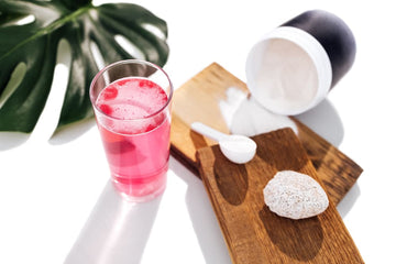 l glutamine in een glas water mengen