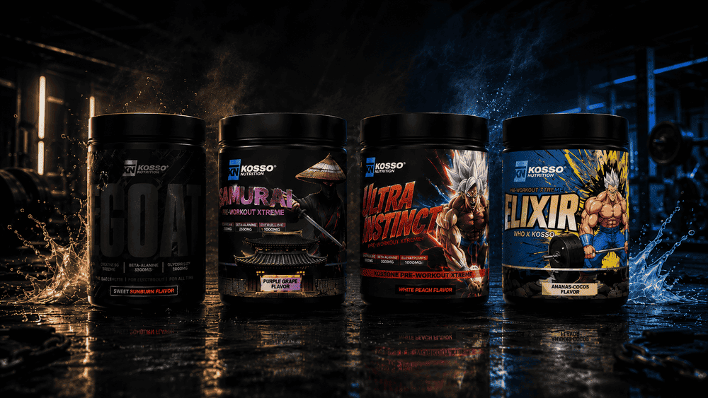 Hoe vergelijk je verschillende pre-workouts? - Kosso Nutrition | Kwaliteit = prioriteit