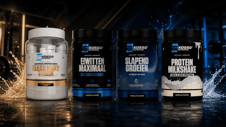 Verschillende eiwitpoeders vergelijken? Hier moet je op letten! - Kosso Nutrition | Kwaliteit = prioriteit
