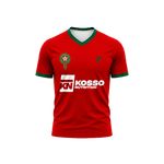 Maroc WK Shirt Rood - Kosso Nutrition | Kwaliteit = prioriteit
