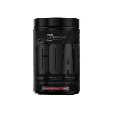 Zwarte pot G.O.A.T. Ultimate Pre-Workout van 530 gram