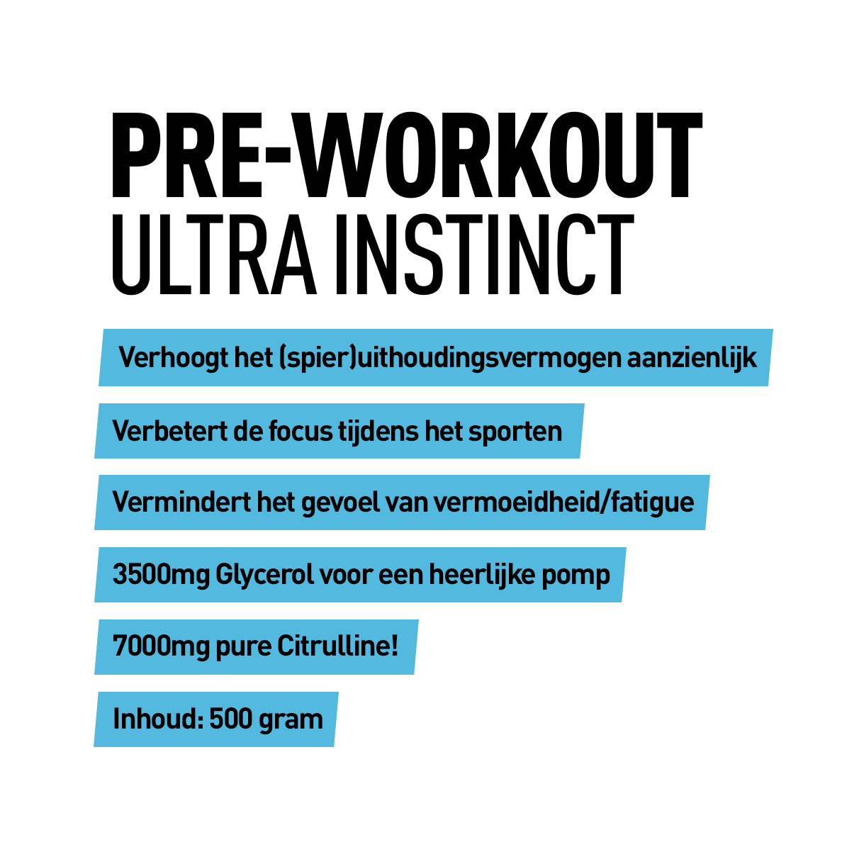 ULTRA INSTINCT EXTREME PRE - WORKOUT - Kosso Nutrition | Kwaliteit = prioriteit