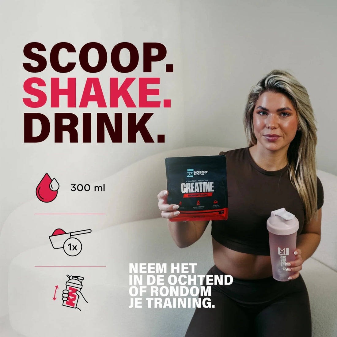 Creatine Poeder - Kosso Nutrition | Kwaliteit = prioriteit