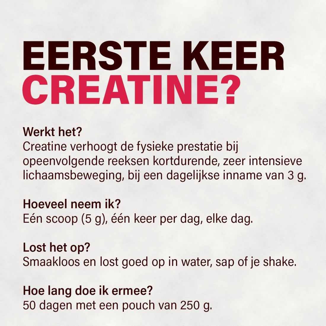 Creatine Poeder - Kosso Nutrition | Kwaliteit = prioriteit