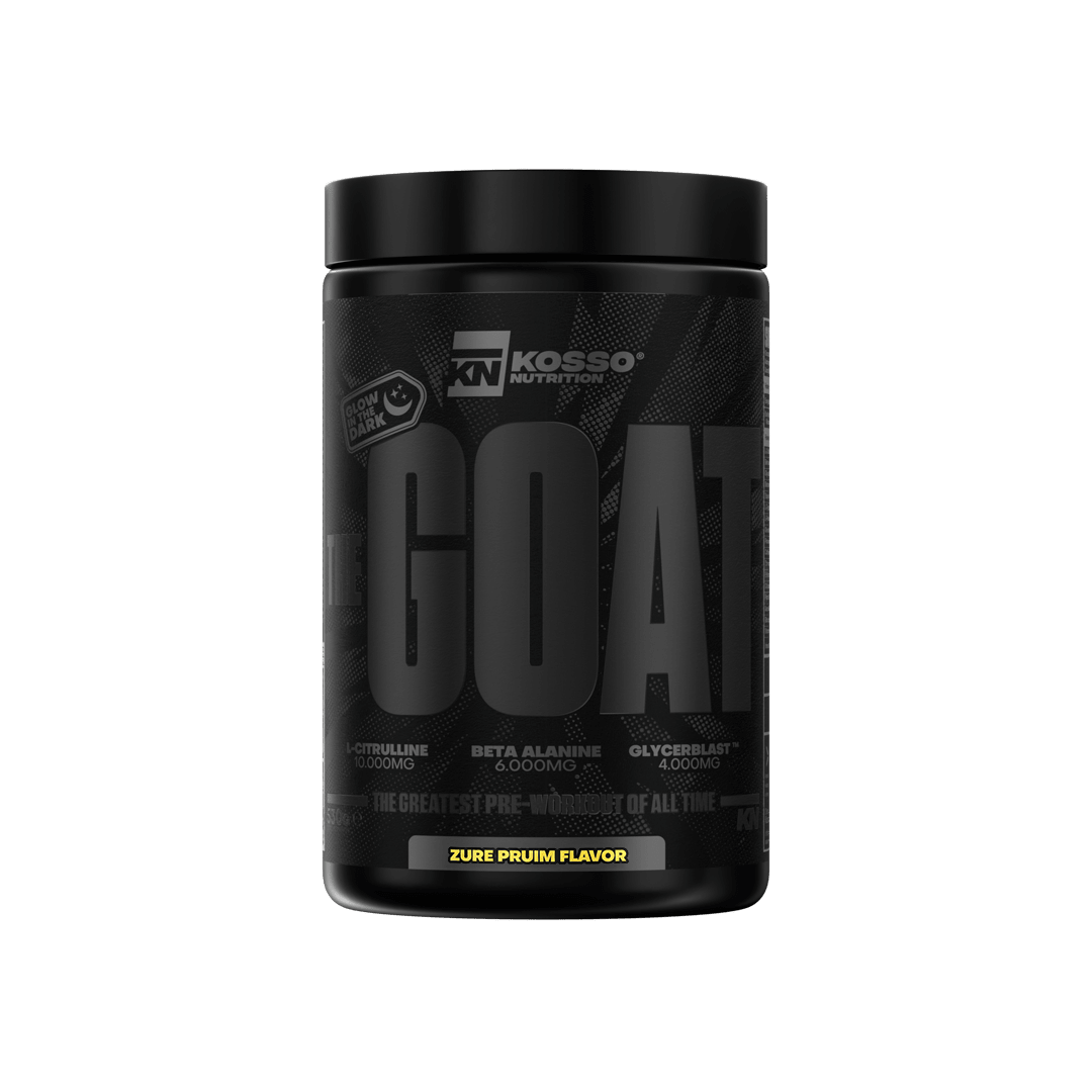 G.O.A.T. ULTIMATE PRE-WORKOUT - Kosso Nutrition | Kwaliteit = prioriteit