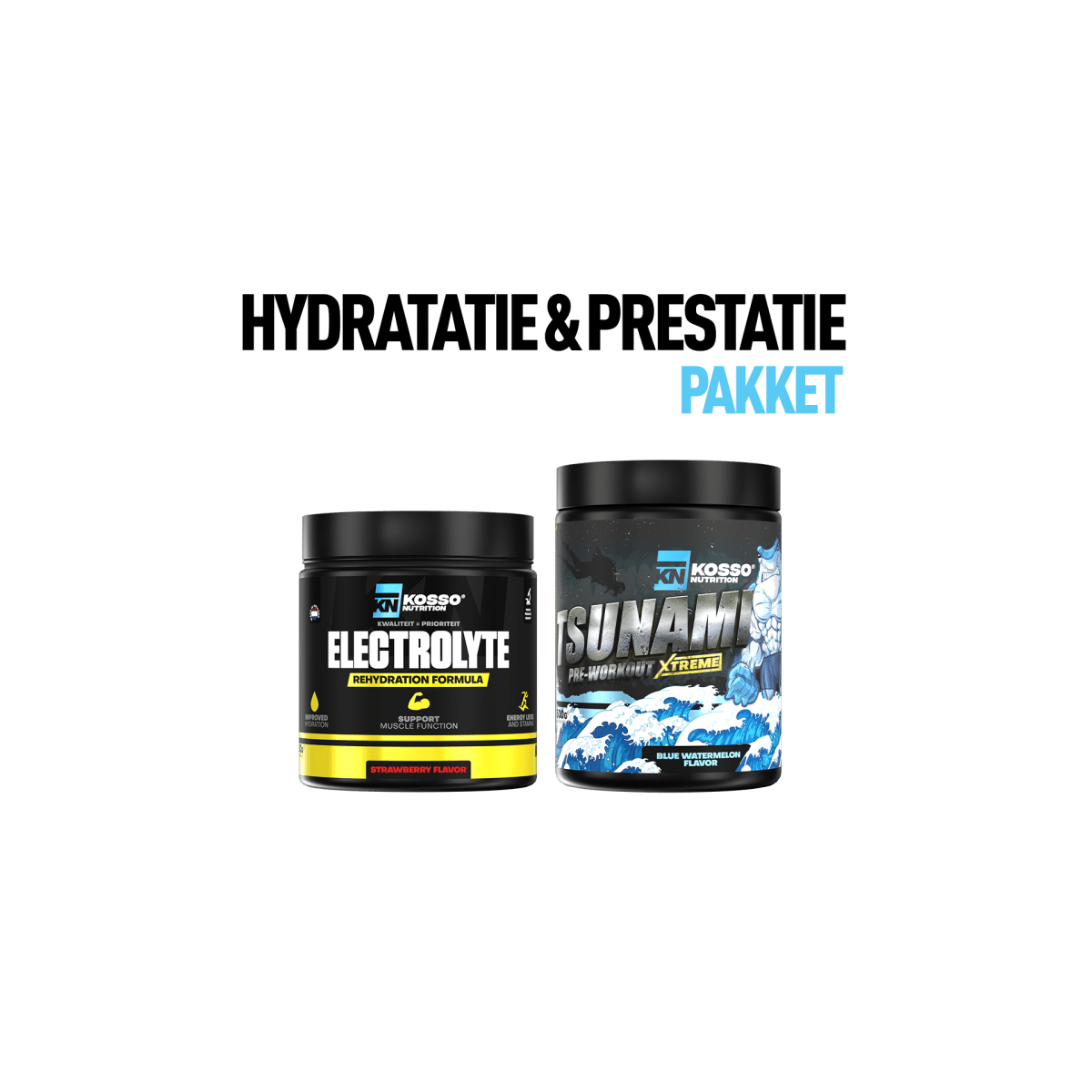 Hydratie & Prestatie Pakket - Kosso Nutrition | Kwaliteit = prioriteit