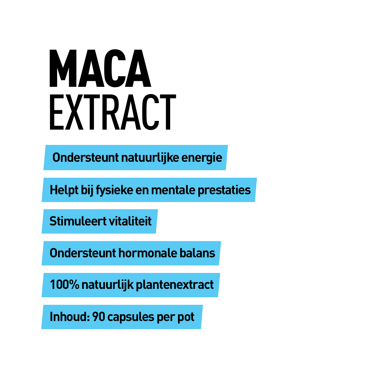 Maca Extract - Kosso Nutrition | Kwaliteit = prioriteit