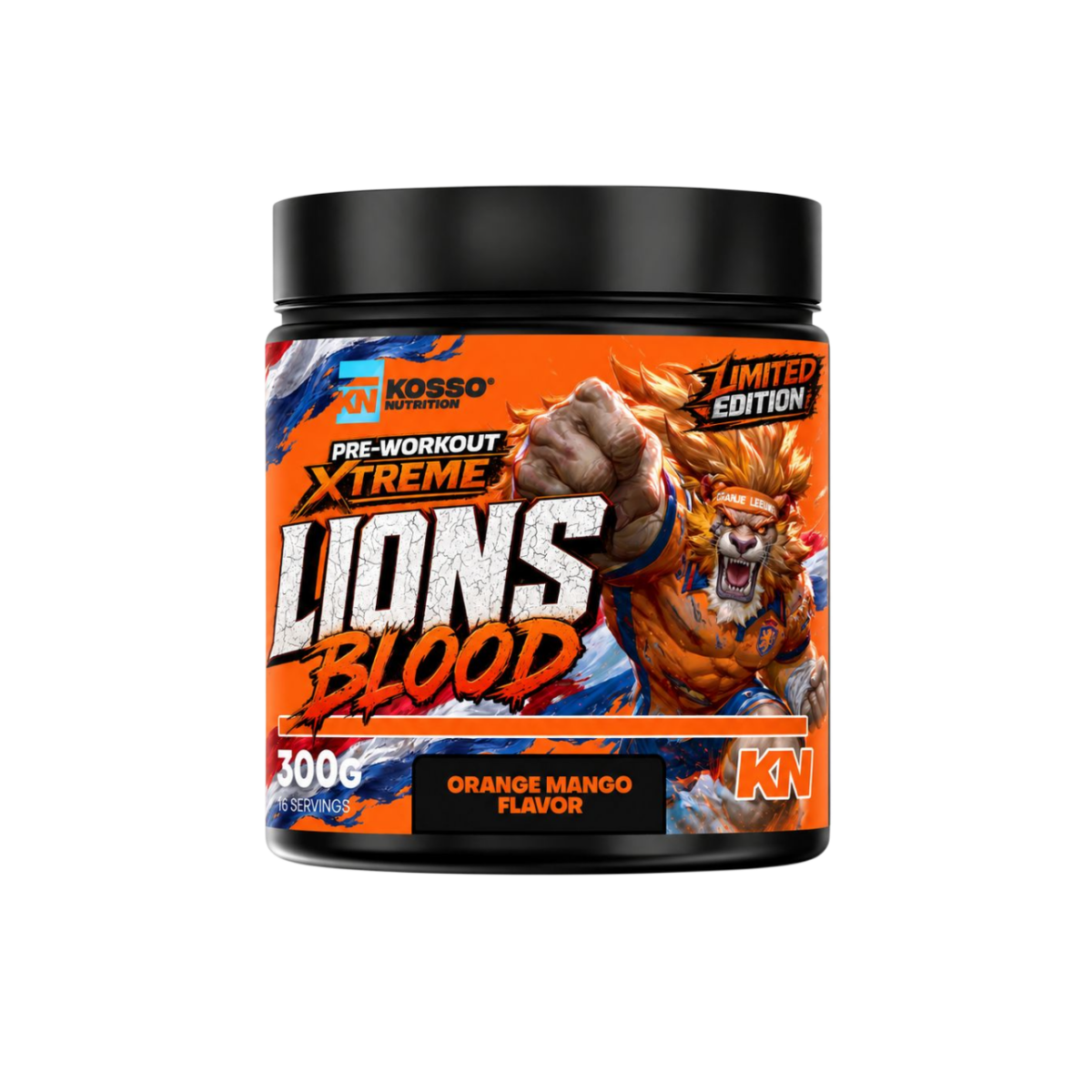 LION’S BLOOD EXTREME PRE-WORKOUT - Kosso Nutrition | Kwaliteit = prioriteit