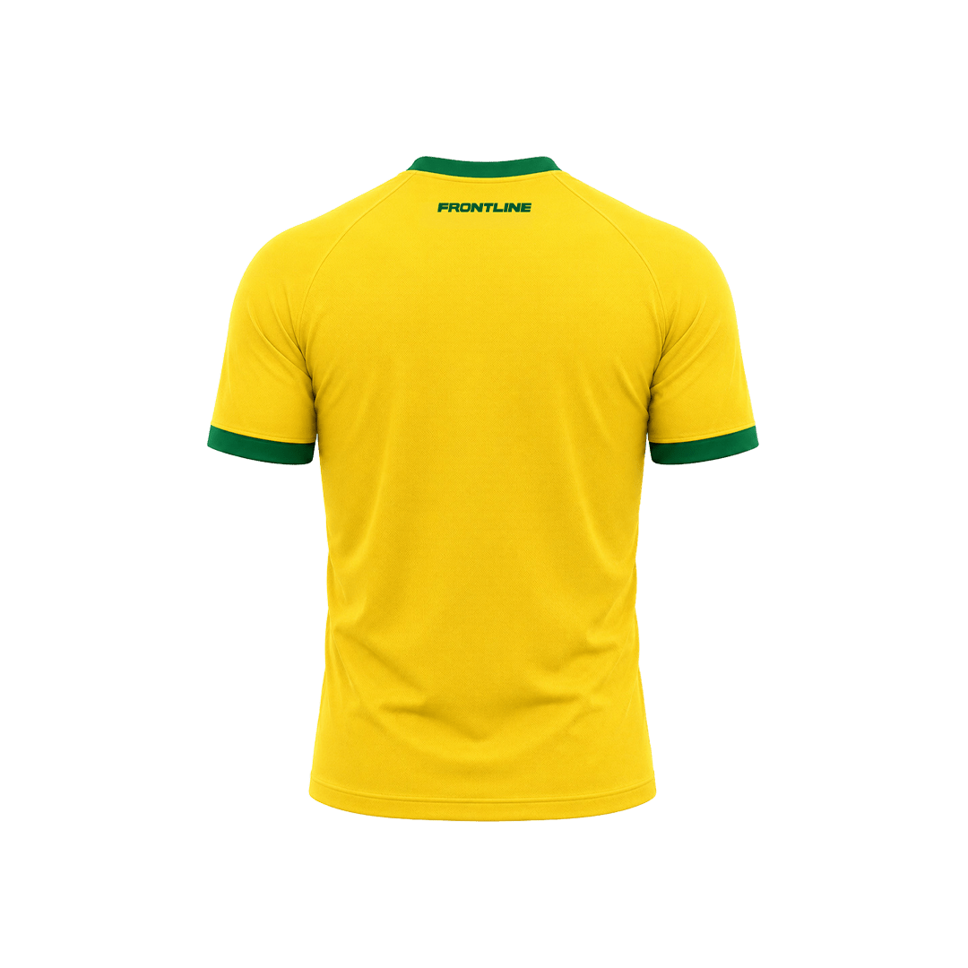 Brasil WK Shirt Geel - Kosso Nutrition | Kwaliteit = prioriteit