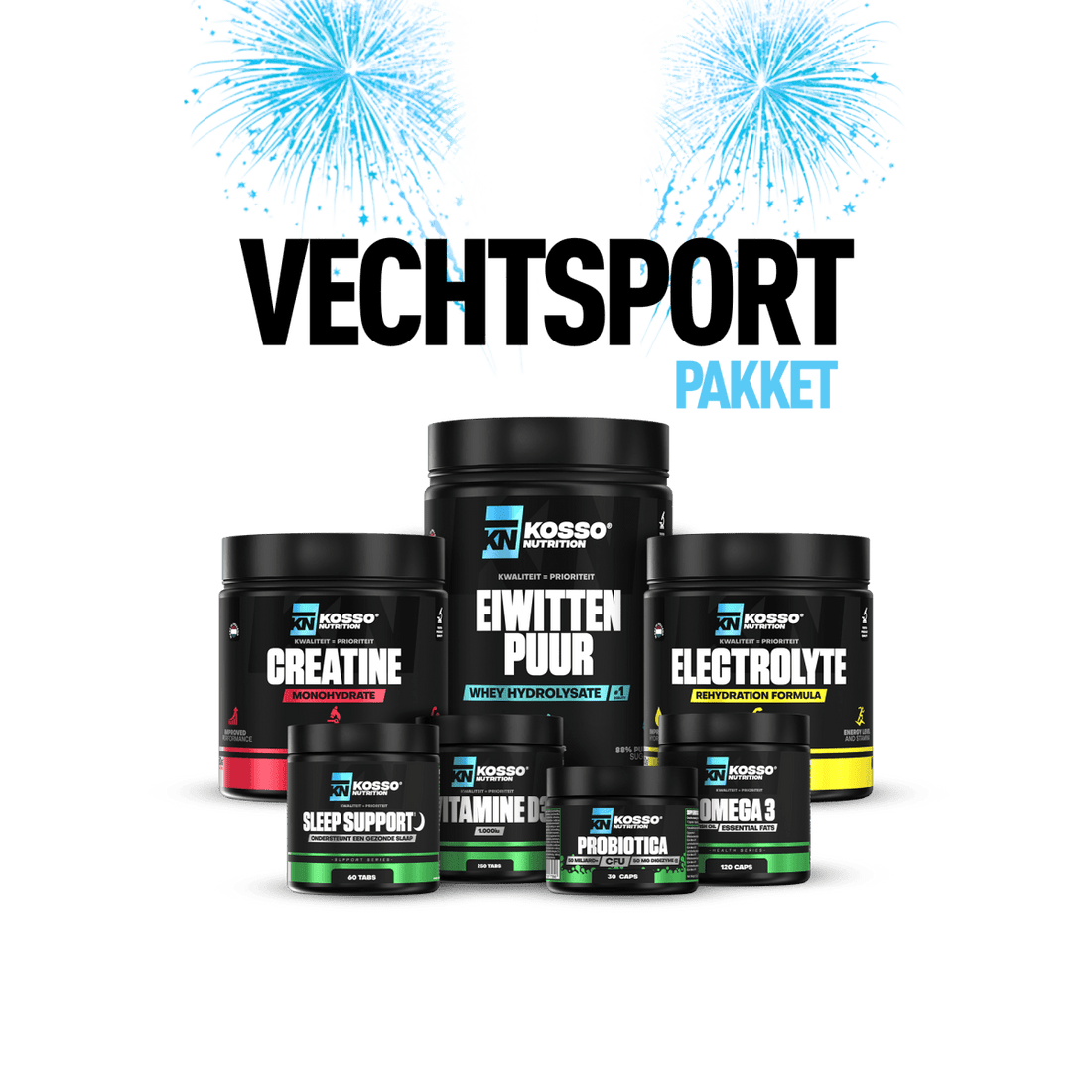 Vechtsport Goede Voornemens Pakket - Kosso Nutrition | Kwaliteit = prioriteit