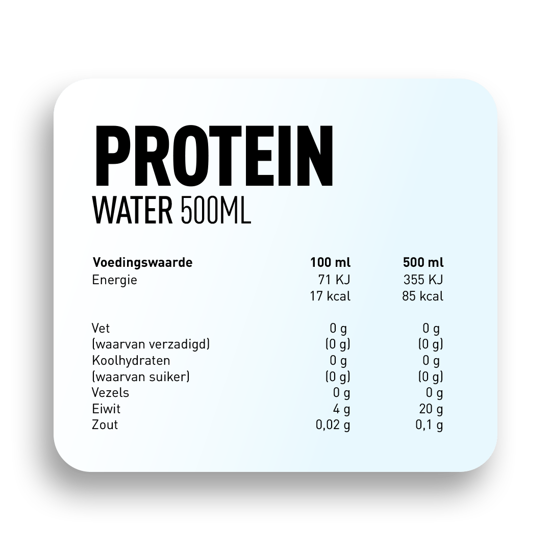 Protein water - Kosso Nutrition | Kwaliteit = prioriteit
