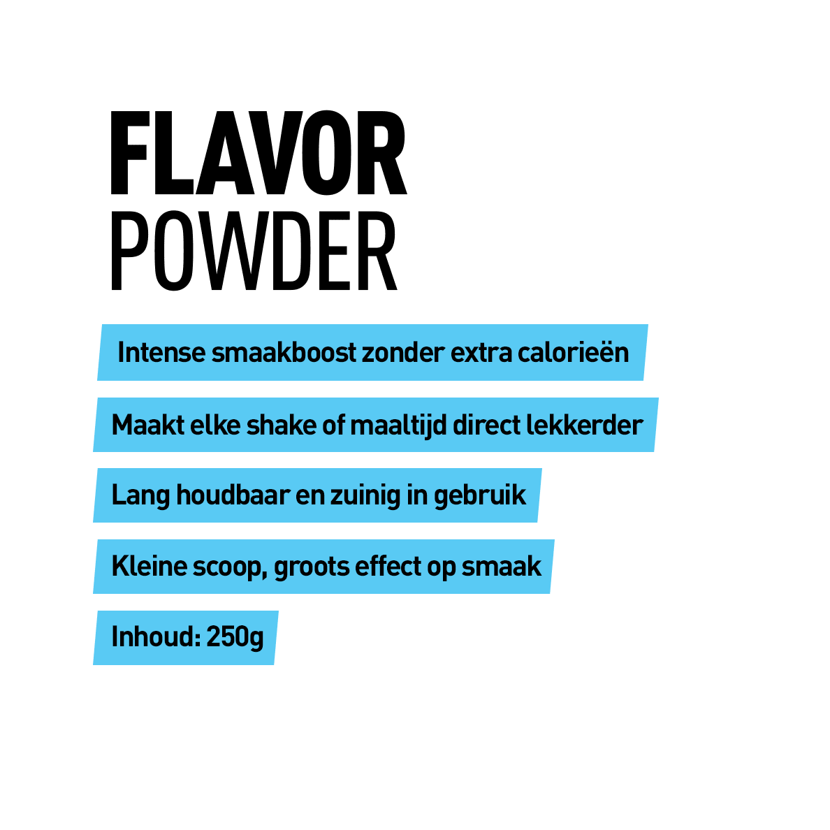 Flavour Powder - Kosso Nutrition | Kwaliteit = prioriteit