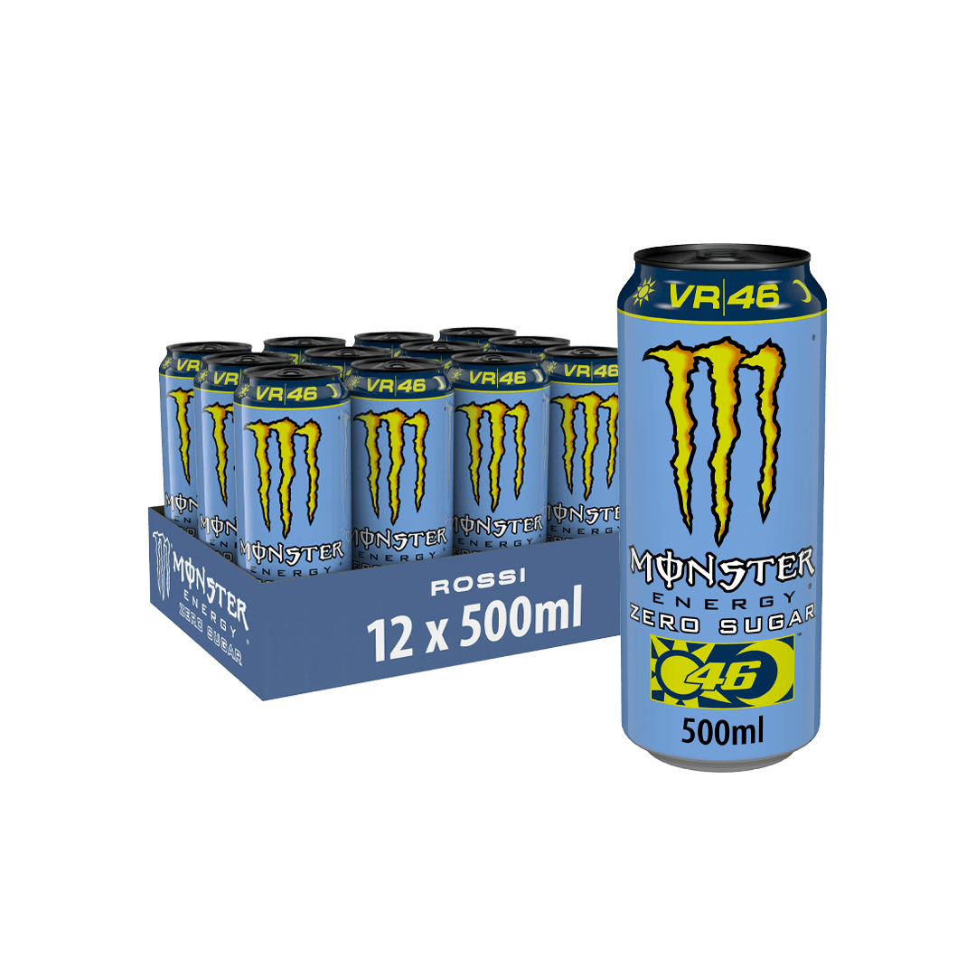 Monster Energy Valentino Rossi Zero 500ml - Kosso Nutrition | Kwaliteit = prioriteit