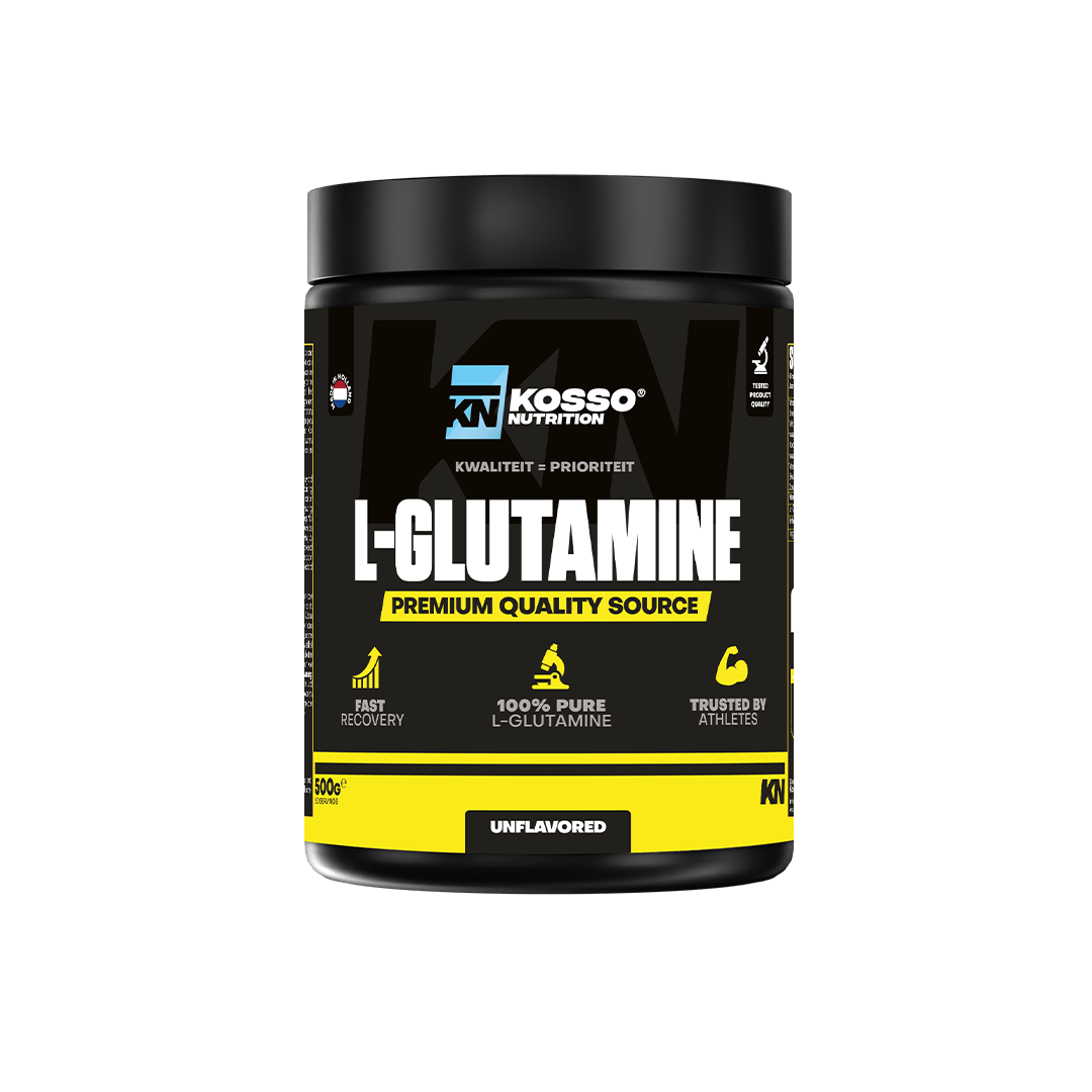 L - GLUTAMINE - Kosso Nutrition | Kwaliteit = prioriteit