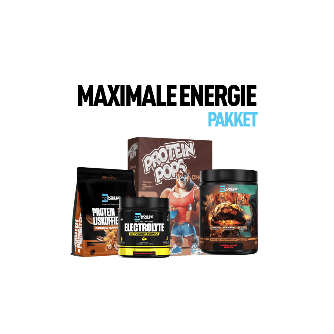 Maximale Energie Pakket - Kosso Nutrition | Kwaliteit = prioriteit