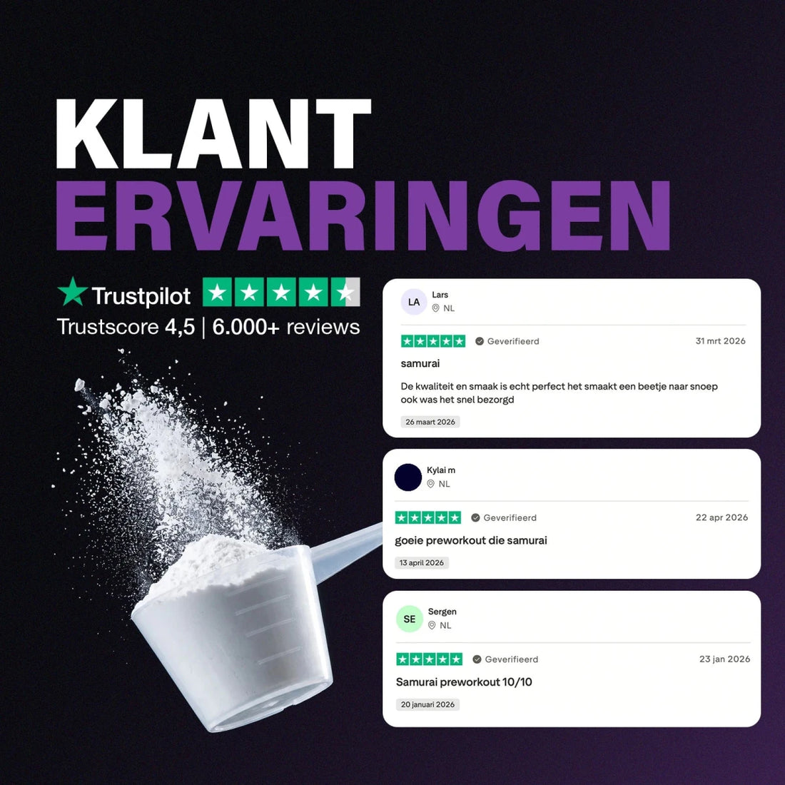 Samurai Extreme Pre-workout - Kosso Nutrition | Kwaliteit = prioriteit