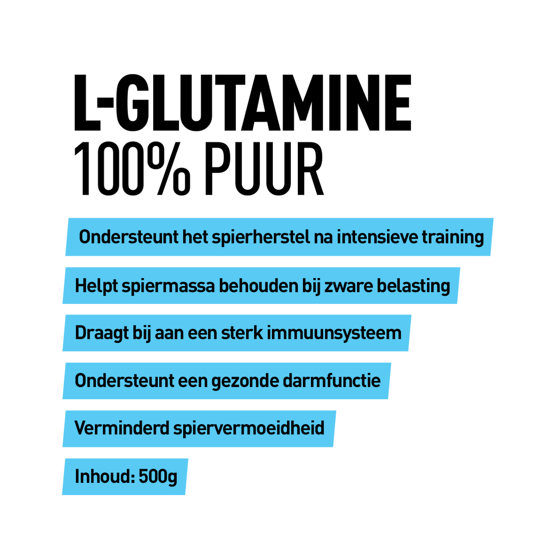 L - GLUTAMINE - Kosso Nutrition | Kwaliteit = prioriteit