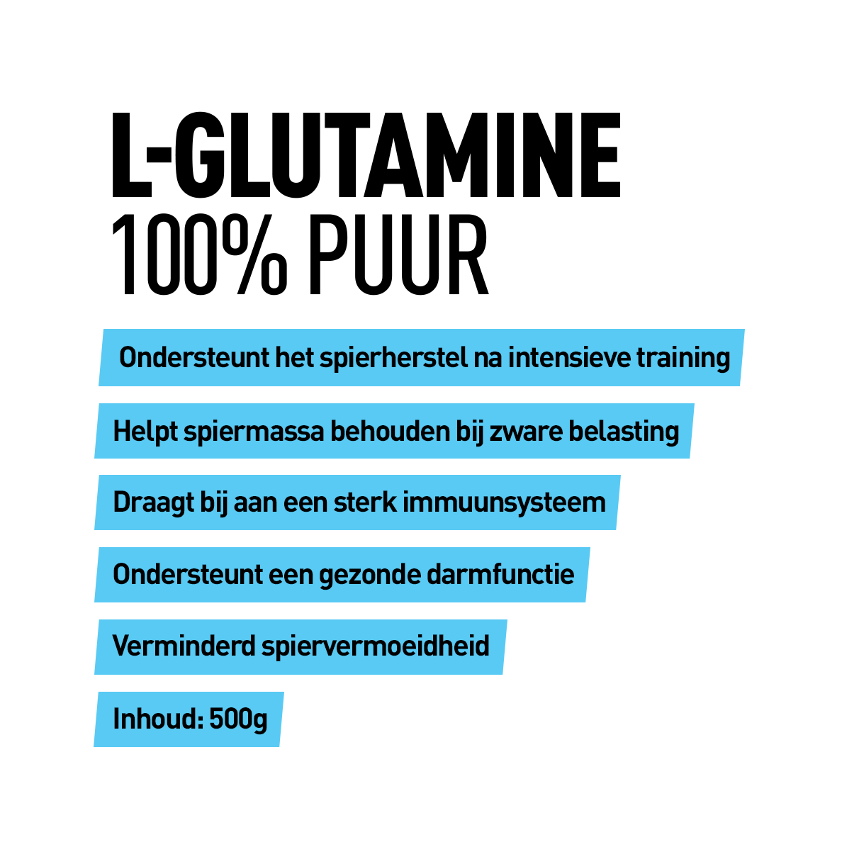 L - GLUTAMINE - Kosso Nutrition | Kwaliteit = prioriteit