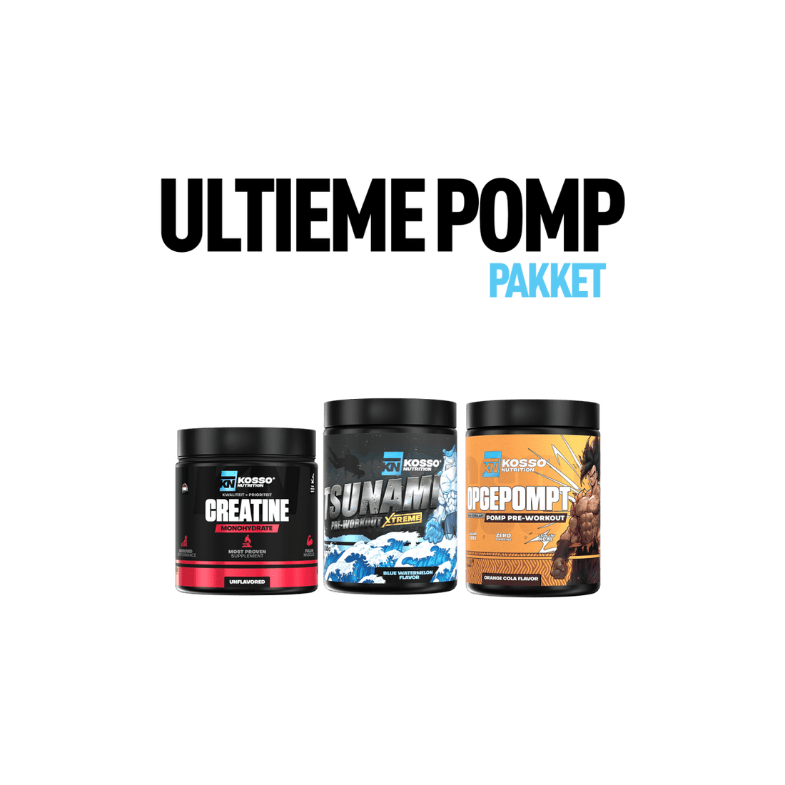 Ultieme Pomp Pakket - Kosso Nutrition | Kwaliteit = prioriteit