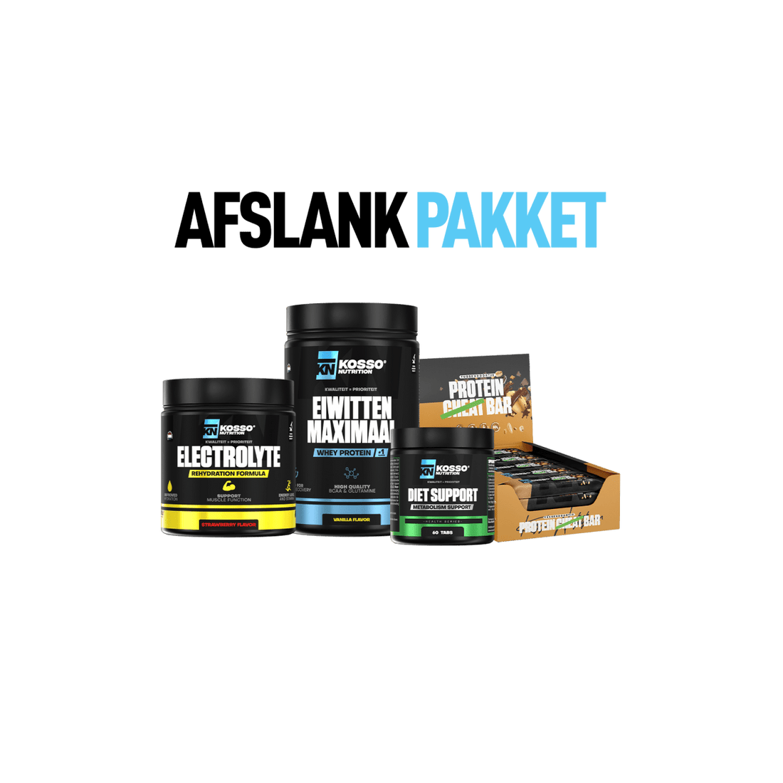 Afslank Pakket - Kosso Nutrition | Kwaliteit = prioriteit