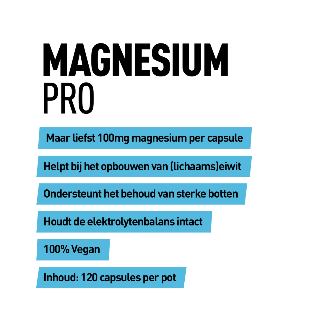 Magnesium Pro (Bisglycinaat & Citraat) - Kosso Nutrition | Kwaliteit = prioriteit