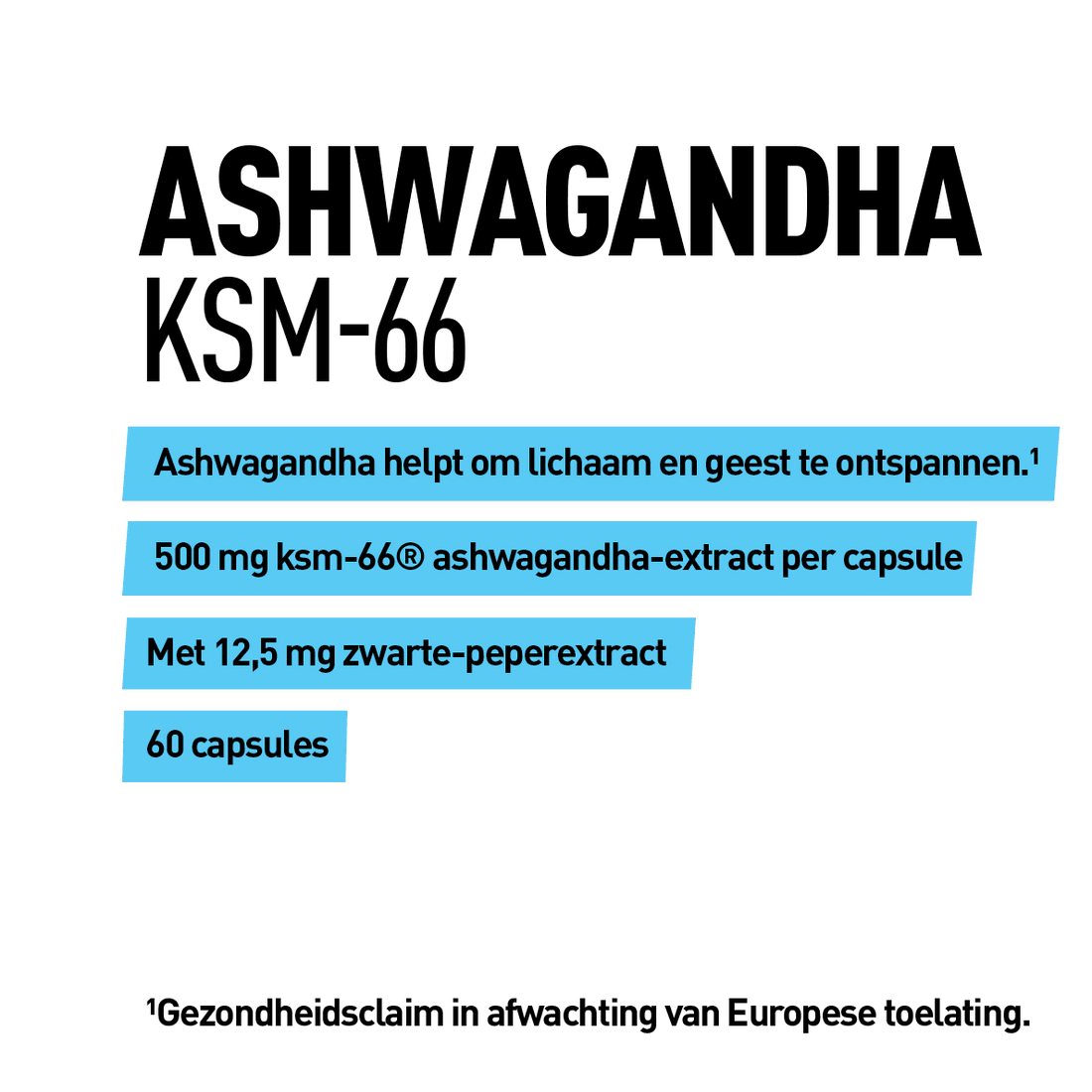 Ashwagandha KSM-66 - Kosso Nutrition | Kwaliteit = prioriteit