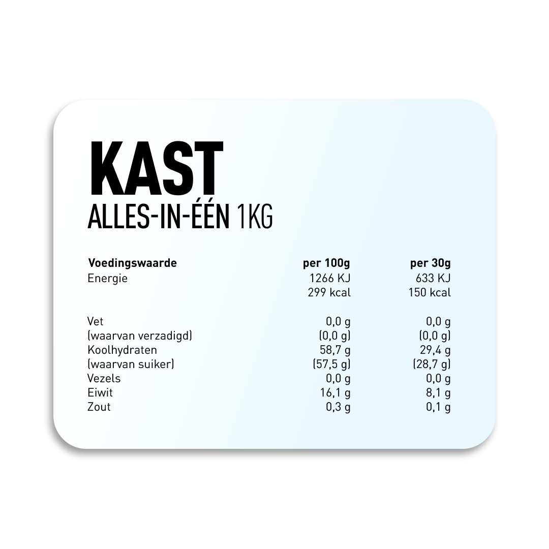 KAST FORMULE (ALLES - IN - EEN) - Kosso Nutrition