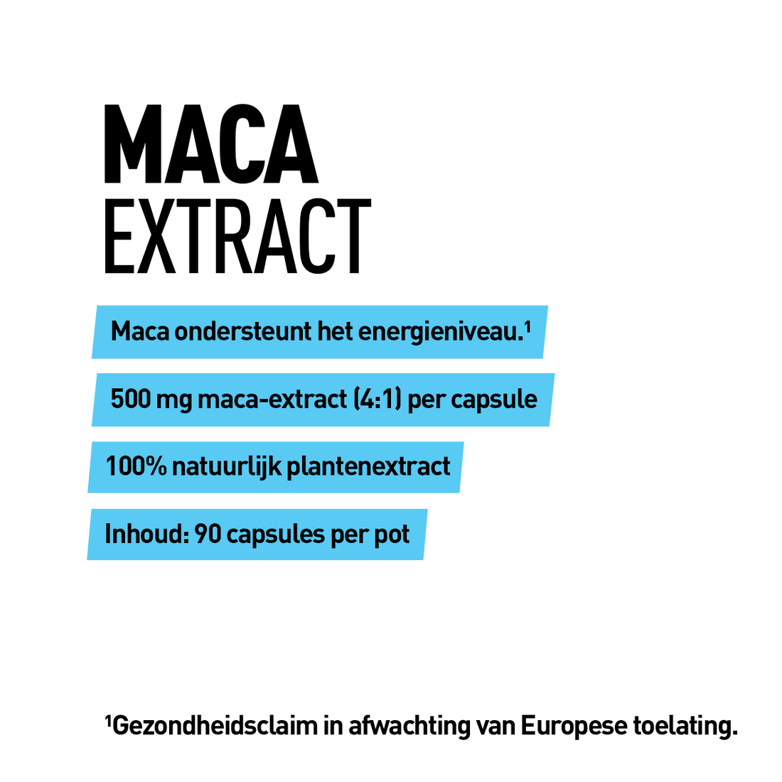 Maca Extract - Kosso Nutrition | Kwaliteit = prioriteit