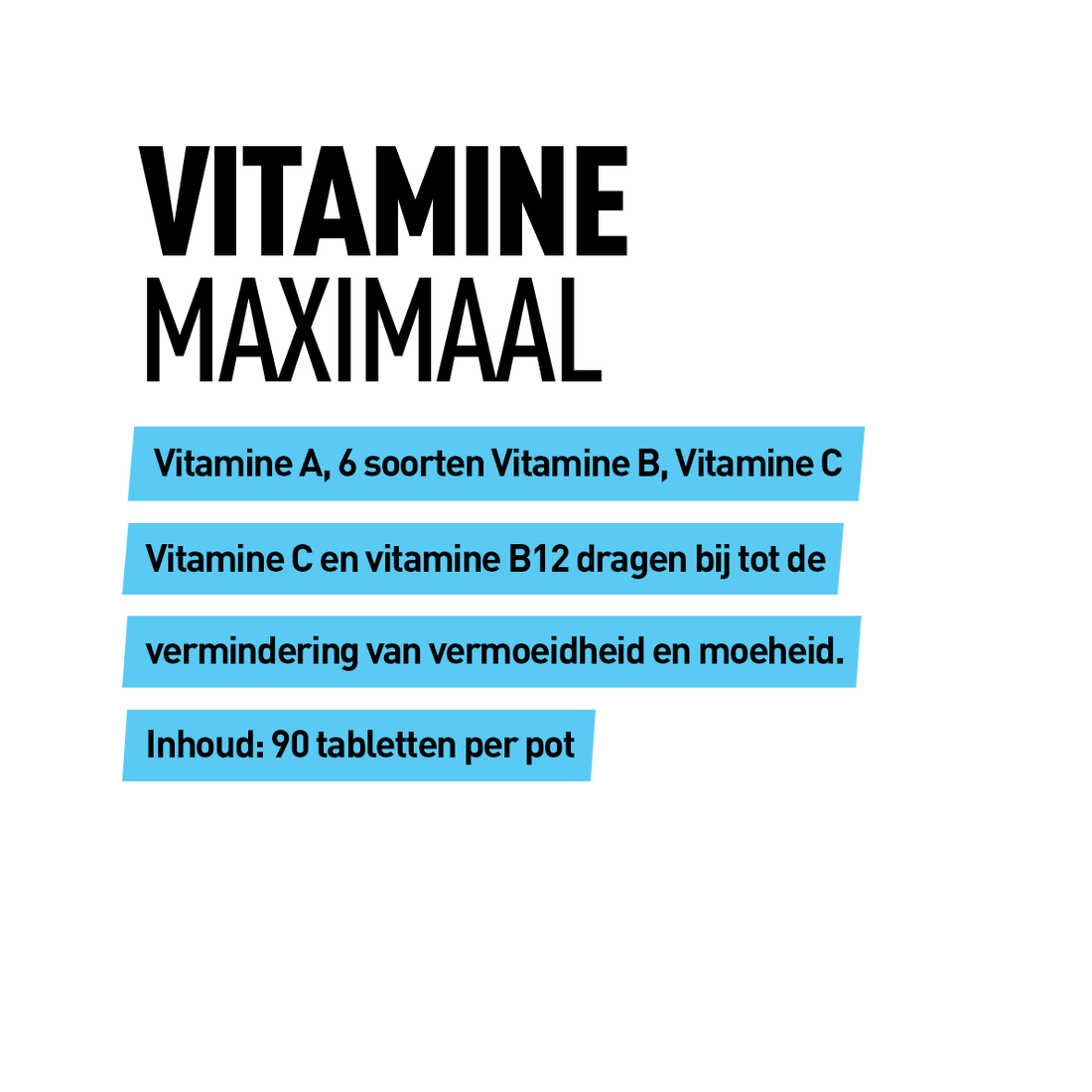 Multivitamine Maximaal - Kosso Nutrition | Kwaliteit = prioriteit
