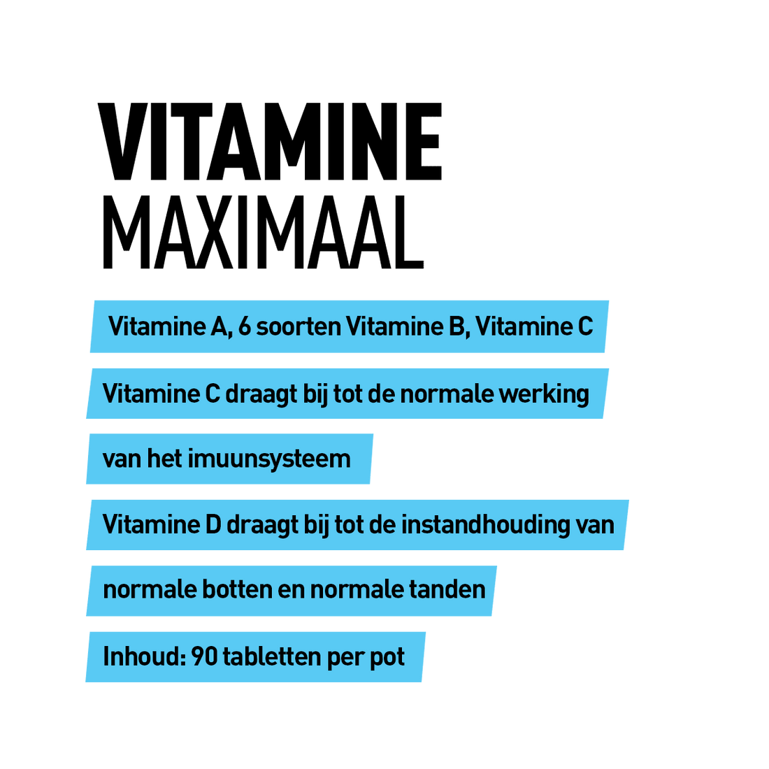 Multivitamine Maximaal - Kosso Nutrition | Kwaliteit = prioriteit