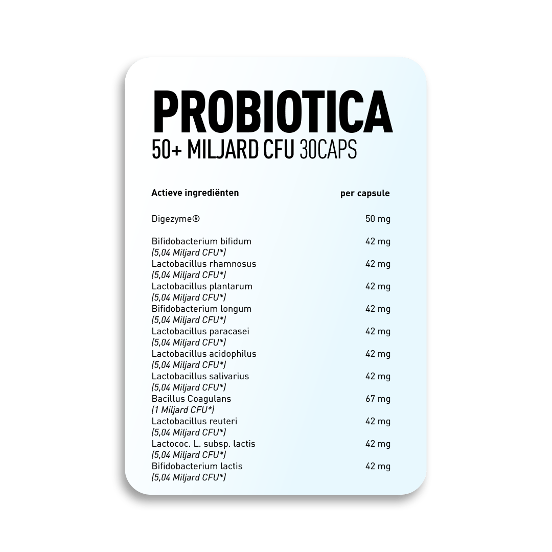 Probiotica - Kosso Nutrition | Kwaliteit = prioriteit