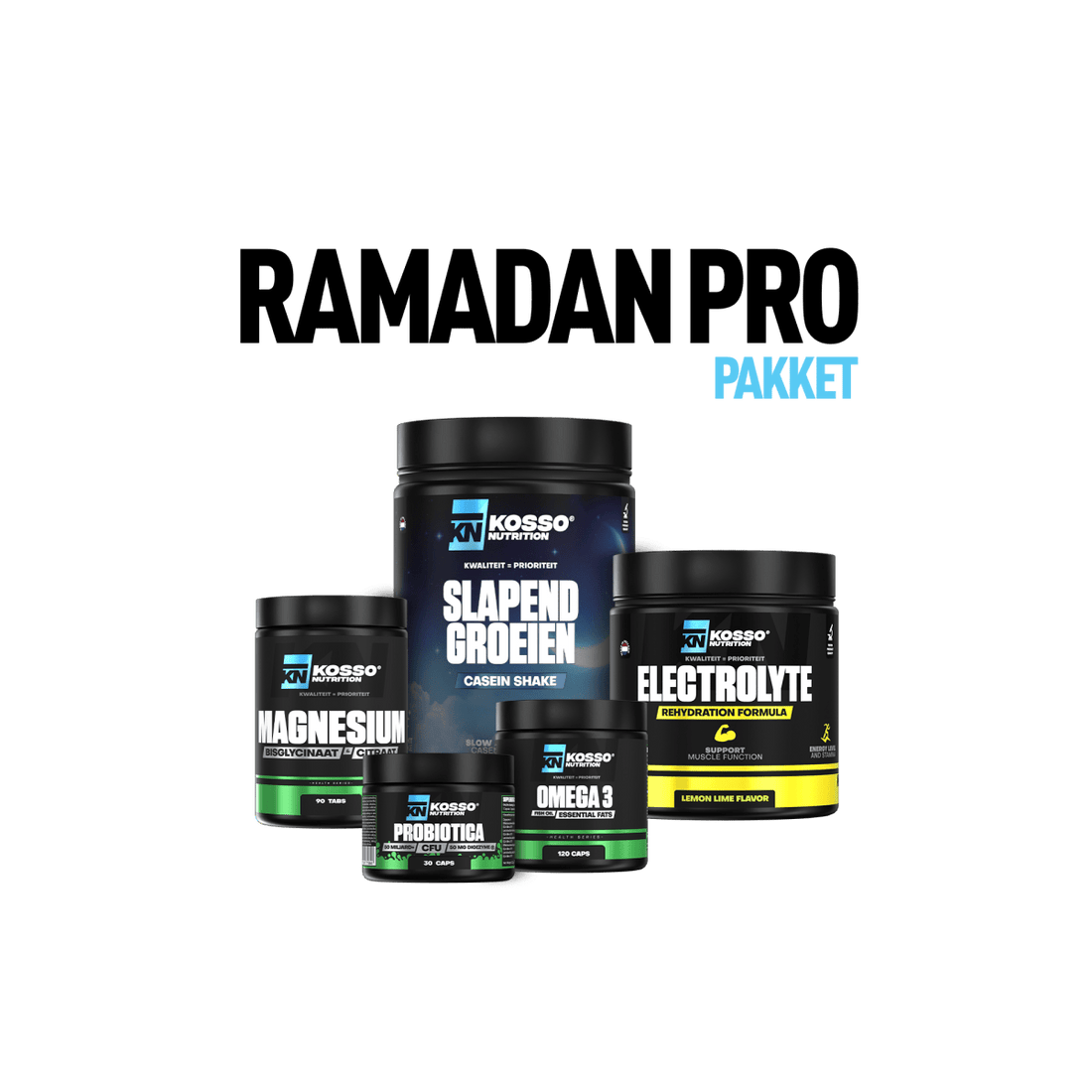 Ramadan Pakket Pro - Kosso Nutrition | Kwaliteit = prioriteit